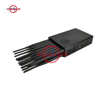 CDMA GSM Lojack Signal Jammer 8 Bands 50 Meters 3500mAh