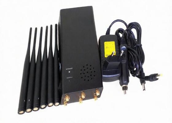 Αγορά Υψηλή δύναμη έξι φορητή Jammer τρόπων συσκευή, κυψελοειδής Blocker 6000mAh σημάτων μπαταρία online manufacture