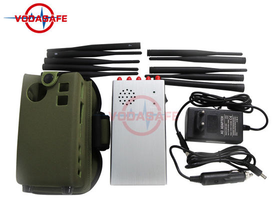 Αγορά 10 φορητό Jammer σημάτων ζωνών, τηλεφωνική εμποδίζοντας συσκευή κυττάρων με χτισμένος στην μπαταρία online manufacture