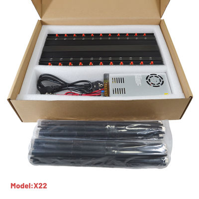 Αγορά UHF VHF στάσιμη 22 ζωνών ομιλούσα ταινία Walkie 45 Jammer σημάτων Wifi Watt online manufacture