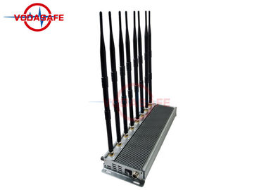 3 Built In Fans Cell Phone Signal Jammer Aluminum Alloy Radiator Cooling System